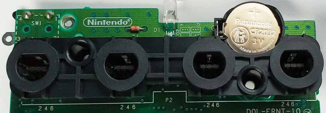 GameCube Battery Holder Upgrade + Custom LED