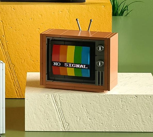 Retro CRT TV Brick Set 132pcs