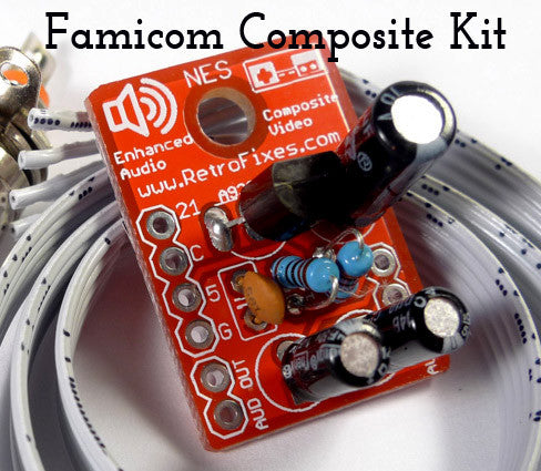  Original Famicom Composite Upgrade Kit
